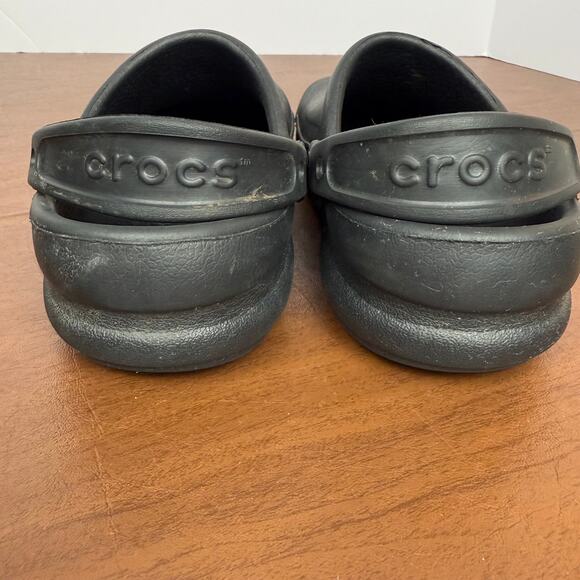 Classic Black Crocs Clogs Size M6 W9 Unisex | Comfortable Work or Casual Shoes - Picture 2 of 5